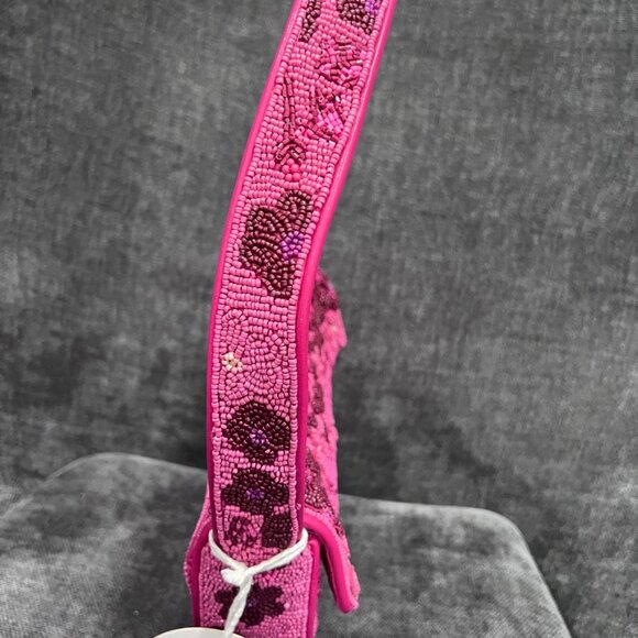 Staud Tommy Beaded Shoulder Bag Blossom Garden Party - Picture 7 of 12